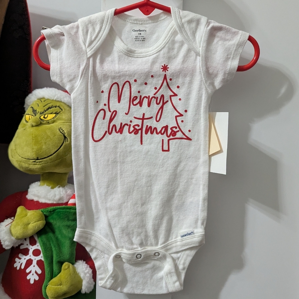 Merry Christmas onesie